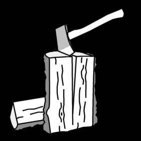 chop wood
